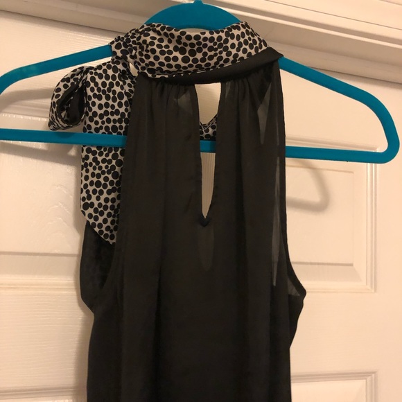 WH|BM tie neck blouse - Picture 4 of 5